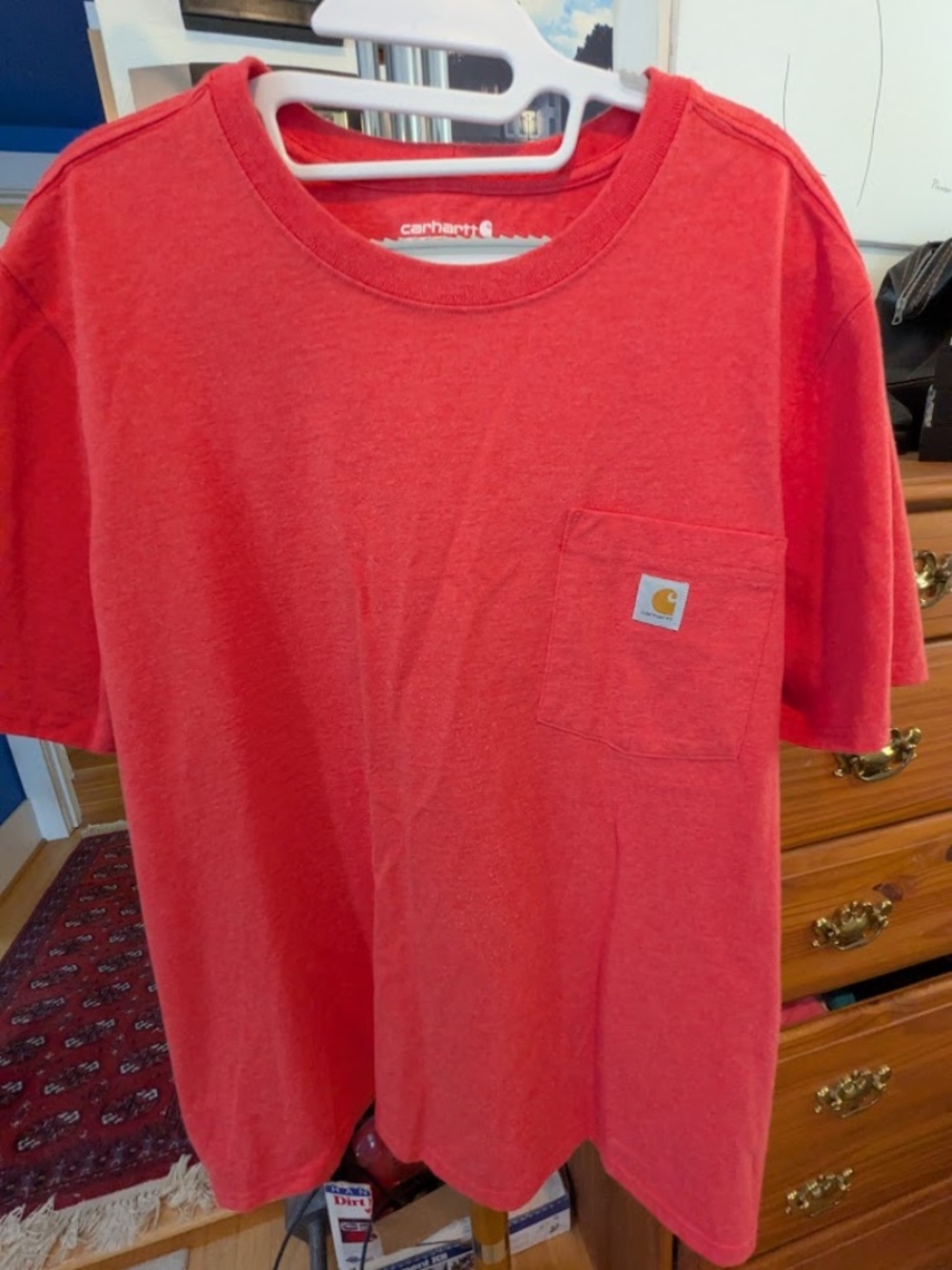 FINAL MARKDOWN! Carhartt Loose Fit T-shirt, Coral, Women's XXL (20)